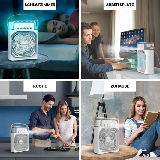 Aerosa | Compact Personal Air Cooler with LED Lighting & Quiet Operation | Ideal for Home and Travel 1