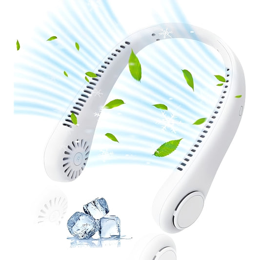Portable Neck Fan Adjustable Speed Cooling Device with Long Battery Life