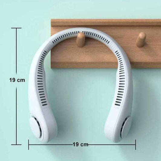 Portable Neck Fan | Adjustable Speed Cooling Device with Long Battery Life | Lightweight Design for Hands-Free Comfort 1