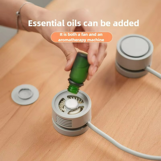 Portable Neck Fan | Mini USB Rechargeable with Flexible Design for Hands-Free Cooling 1
