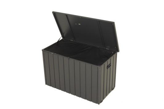 200-Gallon Metal Outdoor Deck Storage Box with Oxford Inner Bag