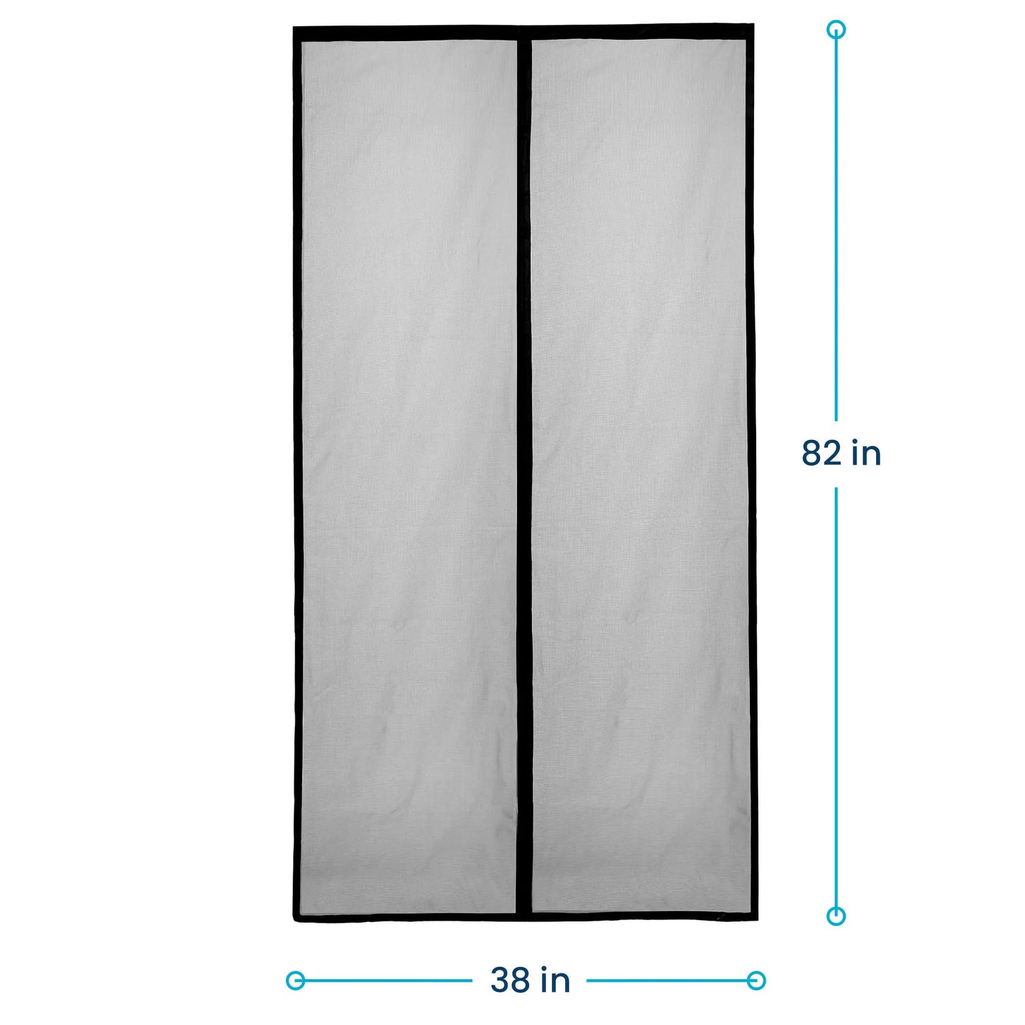 Magnetic Screen Door for Standard Doorways 38 x 82 in