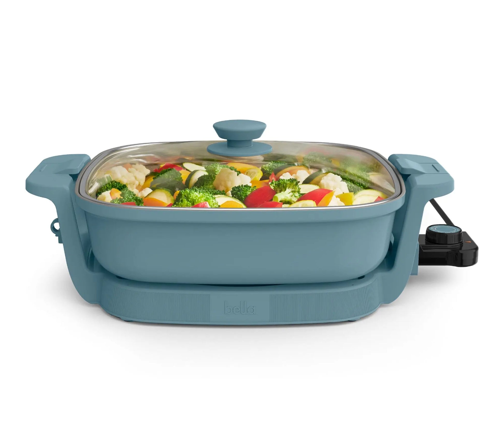 Electric Skillet with Tempered Glass Lid | 1200W