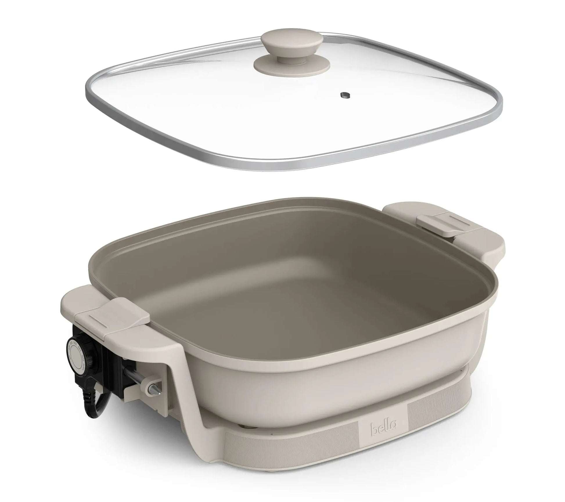 Electric Skillet with Tempered Glass Lid | 1200W