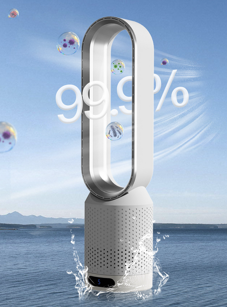 Airpure | 3-in-1 Air Cooler with Purifier & Oscillation | Bladeless Design for Safe Comfort 6