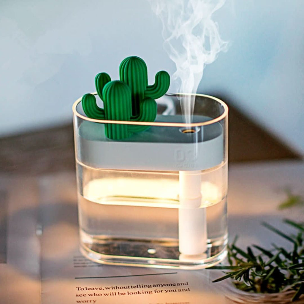 CactuMist | Ultrasonic Cool Mist Humidifier with 4-Hour Timer | Compact Design for Optimal Air Quality 1