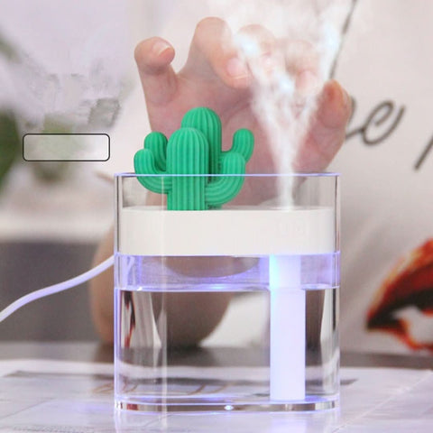CactuMist | Ultrasonic Cool Mist Humidifier with 4-Hour Timer | Compact Design for Optimal Air Quality 2