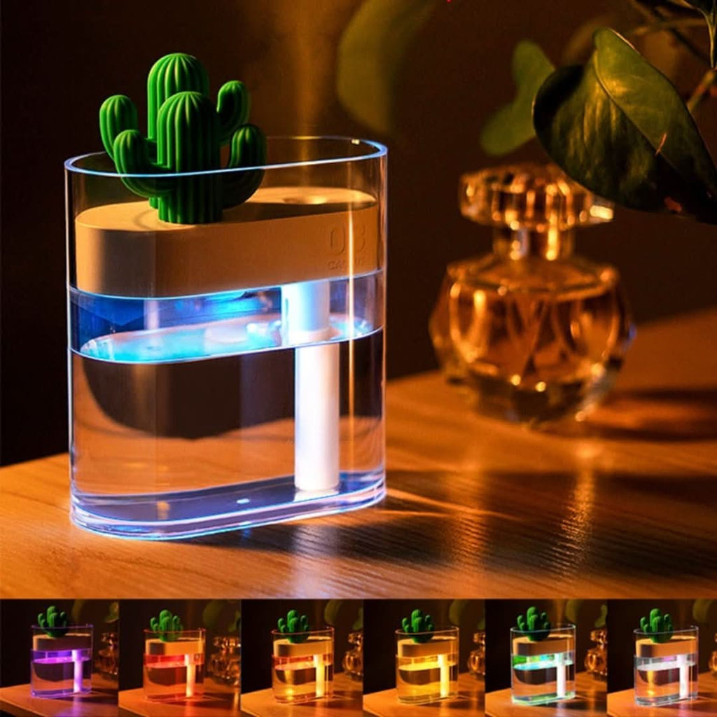 CactuMist | Ultrasonic Cool Mist Humidifier with 4-Hour Timer | Compact Design for Optimal Air Quality 3