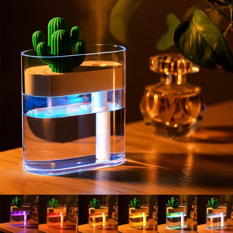 CactuMist | Ultrasonic Cool Mist Humidifier with 4-Hour Timer | Compact Design for Optimal Air Quality 3