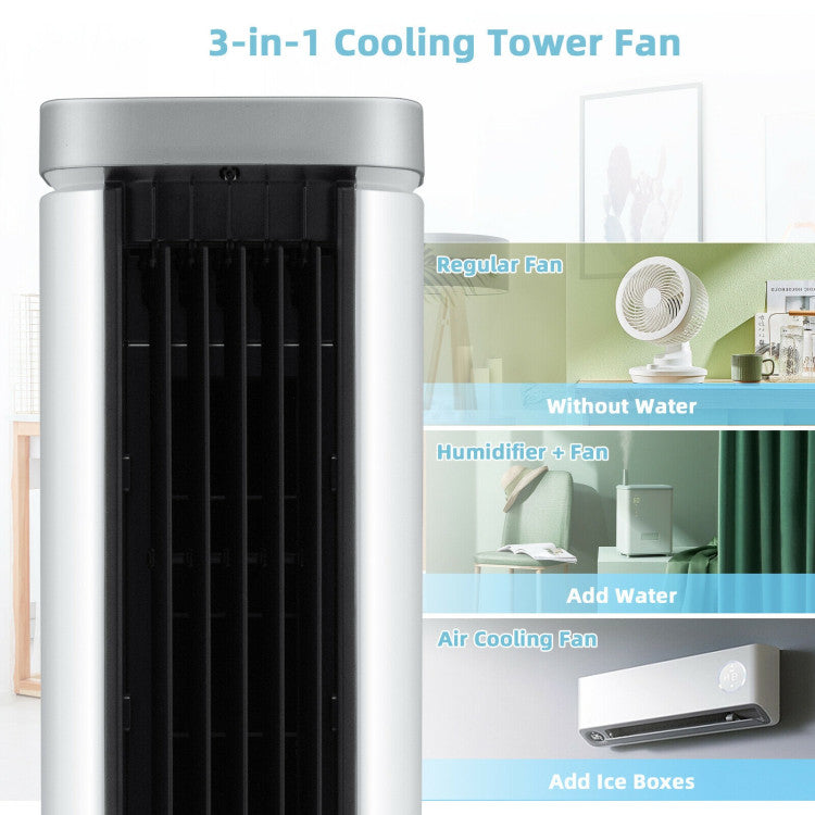 Compact 3-in-1 Evaporative Cooler | Portable Air Cooler with Adjustable Timer | Efficient Indoor Cooling Solution 5