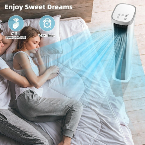 Compact 3-in-1 Evaporative Cooler | Portable Air Cooler with Adjustable Timer | Efficient Indoor Cooling Solution 6