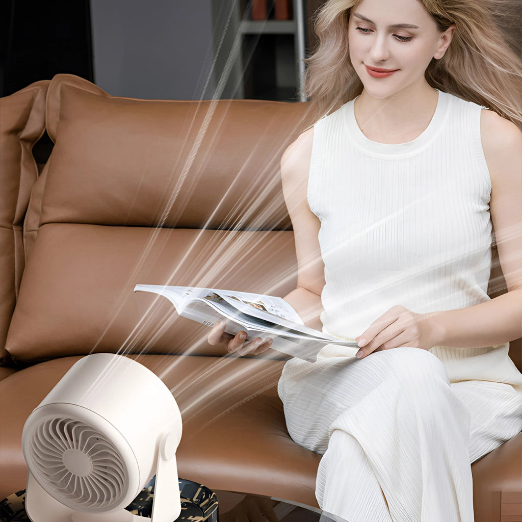 Compact Bladeless Turbo Fan | Leafless Design with LED Display | Quiet Cooling for Small Spaces 5