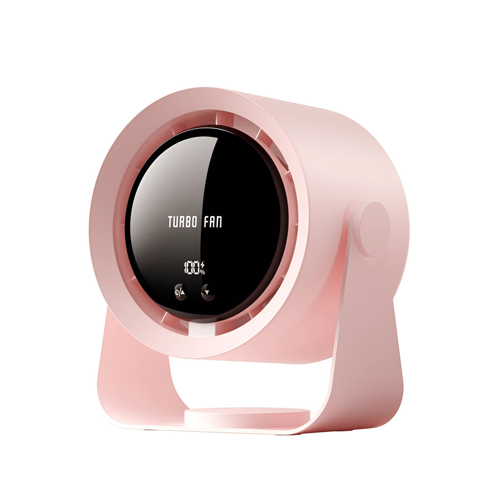 Compact Bladeless Turbo Fan | Leafless Design with LED Display | Quiet Cooling for Small Spaces 7