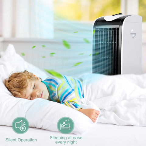 Compact Evaporative Cooler | 3-in-1 Air Cooler with Honeycomb Pad | Portable Cooling Fan for Personal Comfort 5