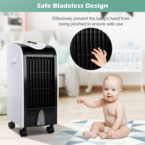 Compact Evaporative Cooler | 3-in-1 Air Cooler with Honeycomb Pad | Portable Cooling Fan for Personal Comfort 7