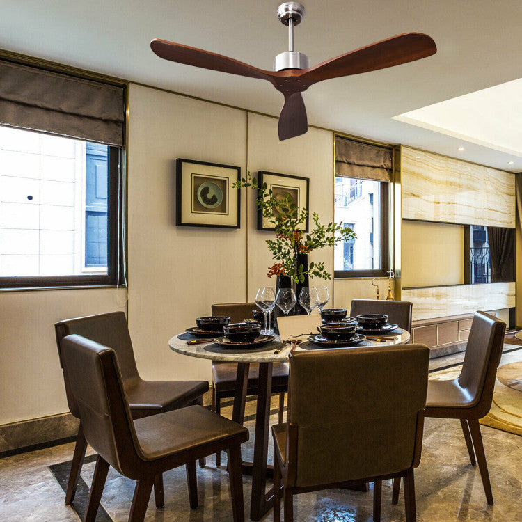 Contemporary Ceiling Fan | 52-Inch with Remote Control & Reversible Motor | Stylish Comfort for Modern Homes 1