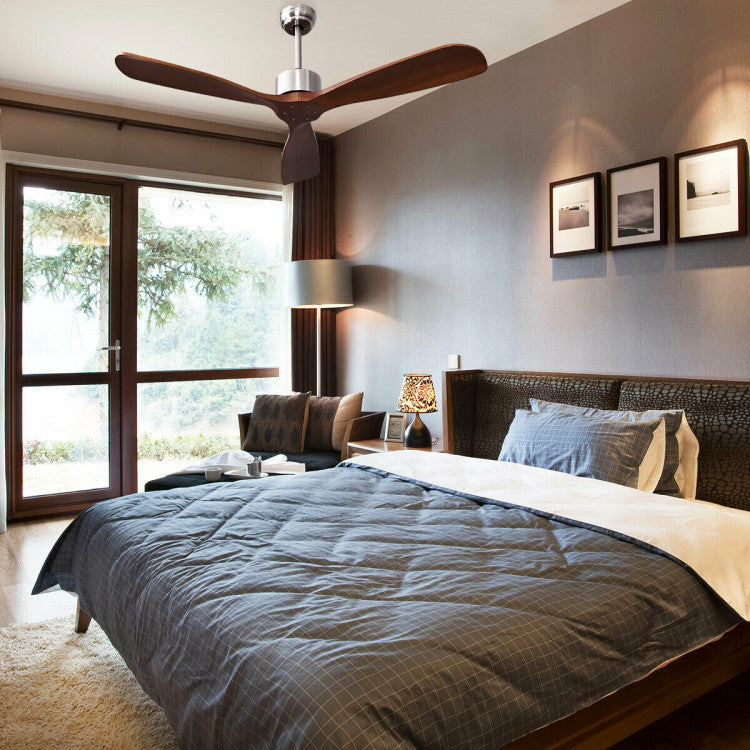 Contemporary Ceiling Fan | 52-Inch with Remote Control & Reversible Motor | Stylish Comfort for Modern Homes 2