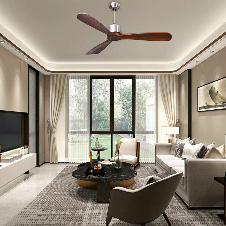 Contemporary Ceiling Fan | 52-Inch with Remote Control & Reversible Motor | Stylish Comfort for Modern Homes 7