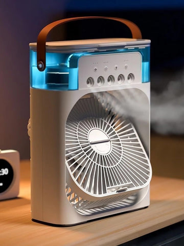 Cool Breeze | Mini Ice Misting Fan with Air Humidifier Function | Portable Cooling Solution for Instant Relief 0