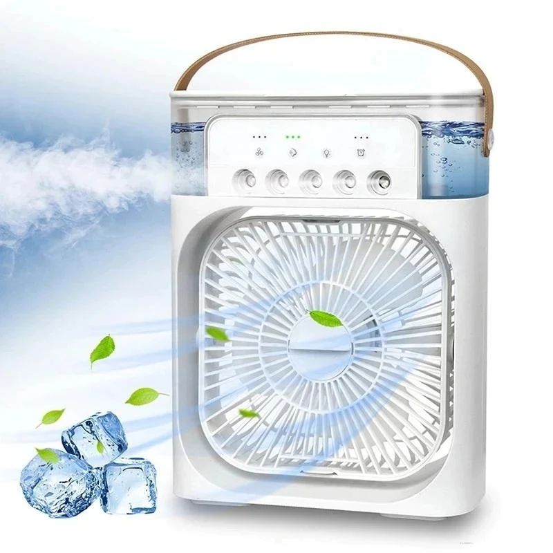 Cool Breeze | Mini Ice Misting Fan with Air Humidifier Function | Portable Cooling Solution for Instant Relief 1
