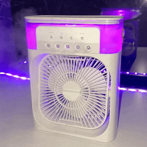 Cool Breeze | Mini Ice Misting Fan with Air Humidifier Function | Portable Cooling Solution for Instant Relief 3