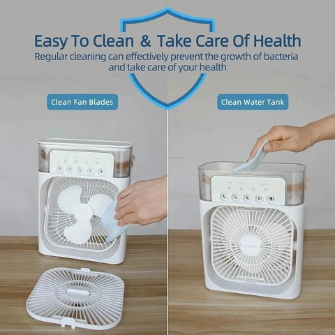 Cool Breeze | Mini Ice Misting Fan with Air Humidifier Function | Portable Cooling Solution for Instant Relief 5