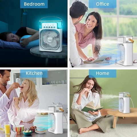 Cool Breeze | Mini Ice Misting Fan with Air Humidifier Function | Portable Cooling Solution for Instant Relief 6