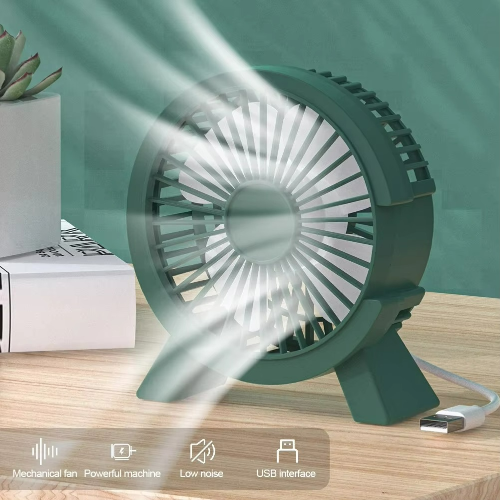 Elegant Mini Cooling Fan | Portable USB Fan with Whisper-Quiet Operation | Compact Design for Personal Comfort 2