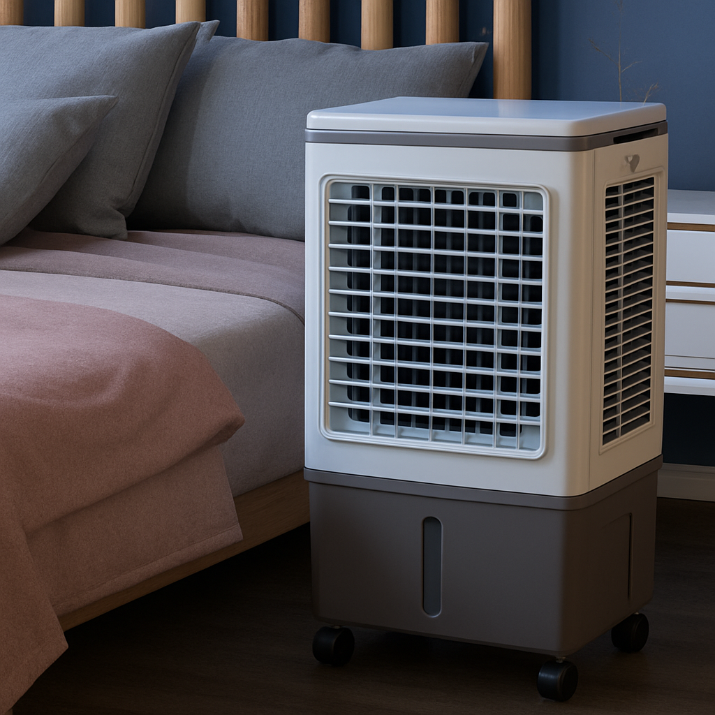 Industrial Evaporative Cooler | 4-in-1 Air Cooler with 12-Gallon Tank | High Airflow for Ultimate Comfort 1