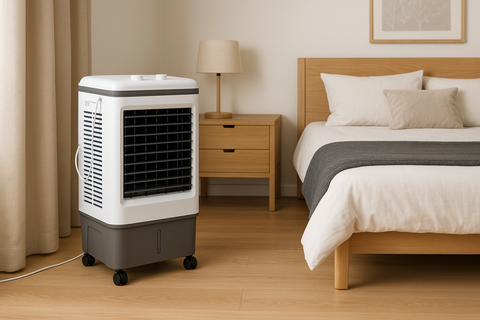 Industrial Evaporative Cooler | 4-in-1 Air Cooler with 12-Gallon Tank | High Airflow for Ultimate Comfort 3