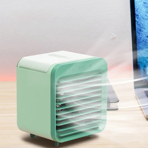 Mini Air Cooler | 3-in-1 Evaporative Cooler with USB Charging | Compact Design for Home & Travel 0