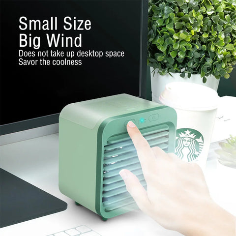 Mini Air Cooler | 3-in-1 Evaporative Cooler with USB Charging | Compact Design for Home & Travel 2