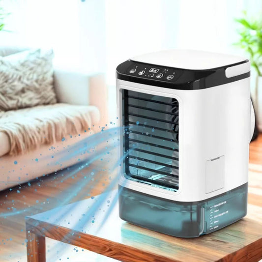Portable Air Cooler | Evaporative Cooler with Night Light & Adjustable Speed for Ultimate Comfort 0