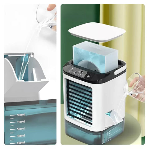Portable Air Cooler | Evaporative Cooler with Night Light & Adjustable Speed for Ultimate Comfort 4