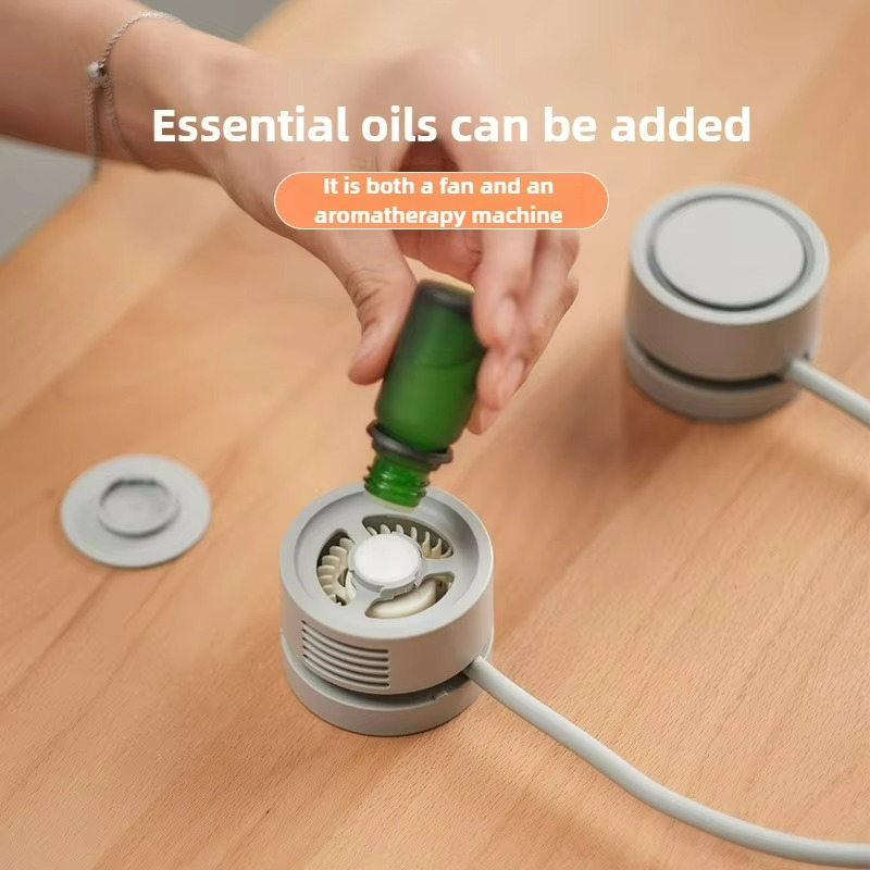 Portable Neck Fan | Mini USB Rechargeable with Flexible Design for Hands-Free Cooling 1