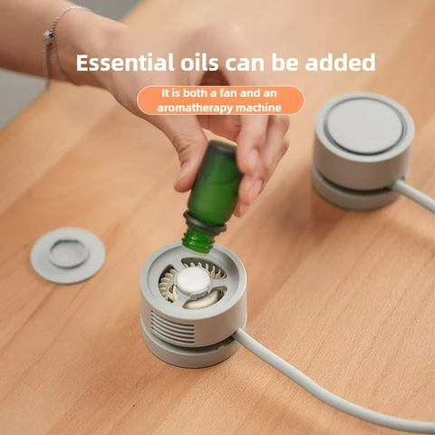 Portable Neck Fan | Mini USB Rechargeable with Flexible Design for Hands-Free Cooling 1