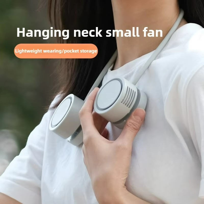 Portable Neck Fan | Mini USB Rechargeable with Flexible Design for Hands-Free Cooling 4