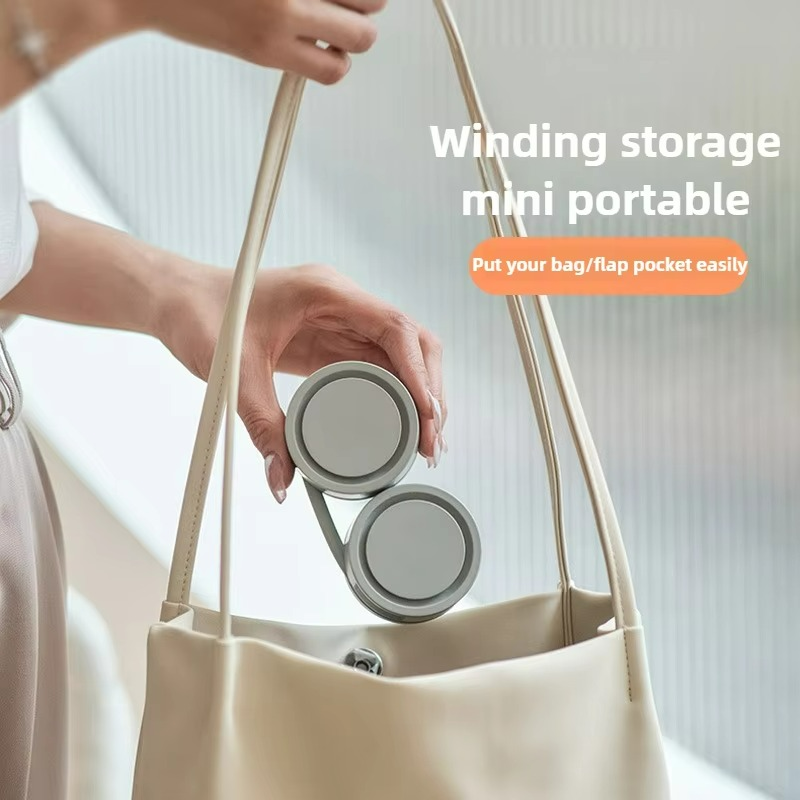 Portable Neck Fan | Mini USB Rechargeable with Flexible Design for Hands-Free Cooling 5