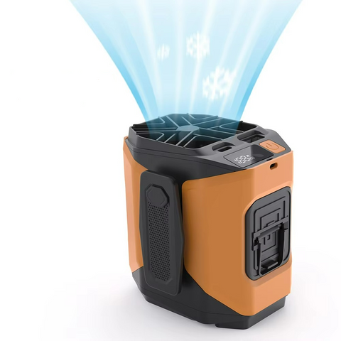 Portable Waist Fan with Power Bank & Flashlight | Compact Cooling Solution for Outdoor Adventures 0