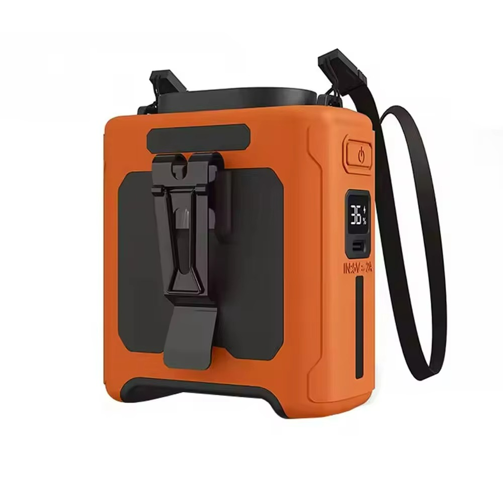 Portable Waist Fan with Power Bank & Flashlight | Compact Cooling Solution for Outdoor Adventures 2