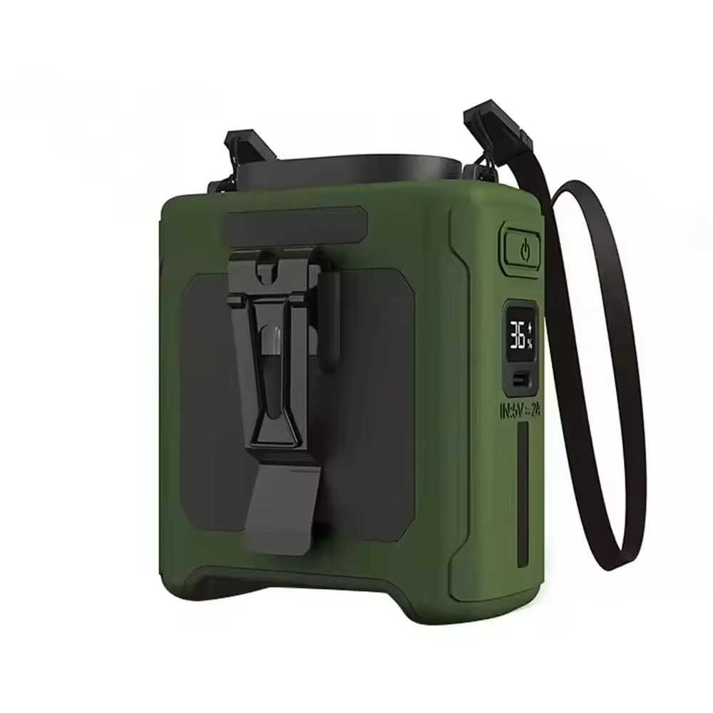 Portable Waist Fan with Power Bank & Flashlight | Compact Cooling Solution for Outdoor Adventures 3