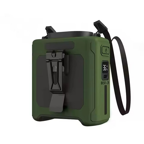 Portable Waist Fan with Power Bank & Flashlight | Compact Cooling Solution for Outdoor Adventures 3