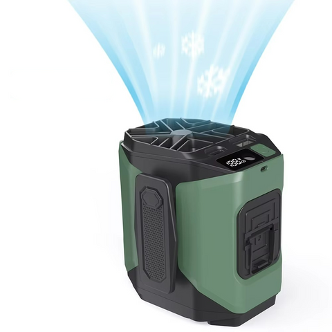 Portable Waist Fan with Power Bank & Flashlight | Compact Cooling Solution for Outdoor Adventures 5