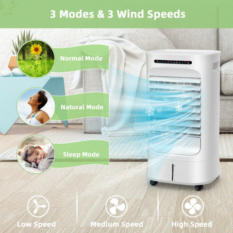 Smart 4-in-1 Evaporative Cooler | Compact Portable Air Fan with Timer & Adjustable Modes for Personalized Comfort 1