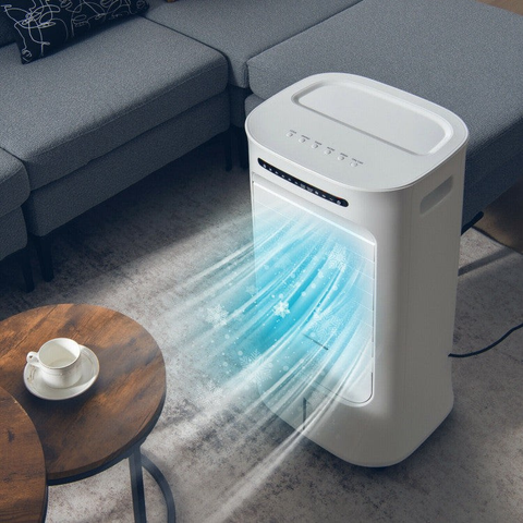 Smart 4-in-1 Evaporative Cooler | Compact Portable Air Fan with Timer & Adjustable Modes for Personalized Comfort 3