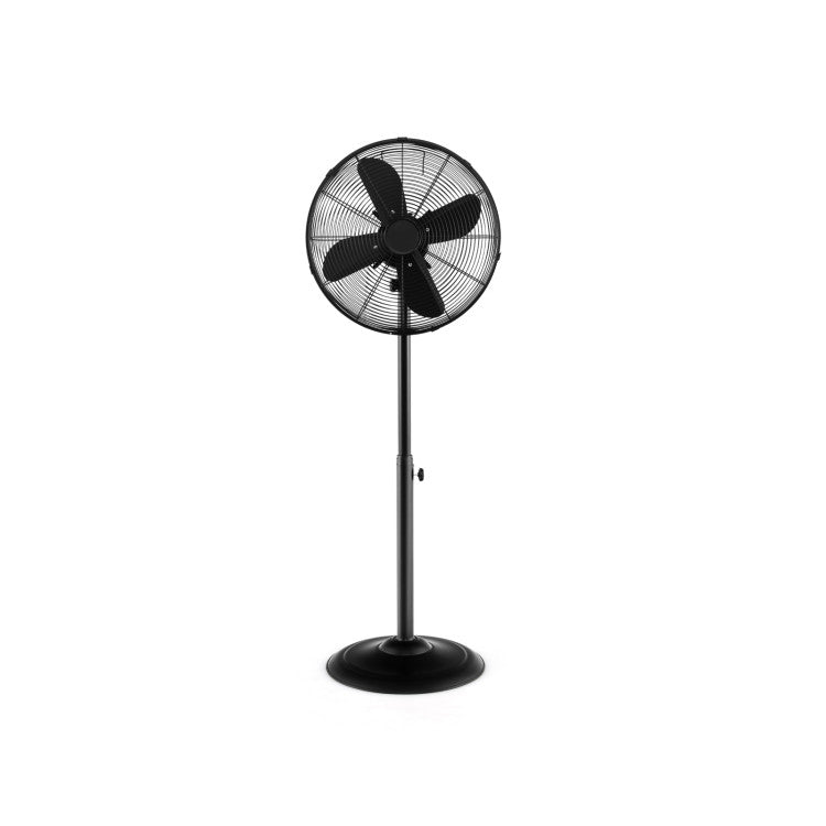 Versatile 16-Inch Oscillating Pedestal Fan with Adjustable Height & Custom Airflow for Home and Office Comfort 0