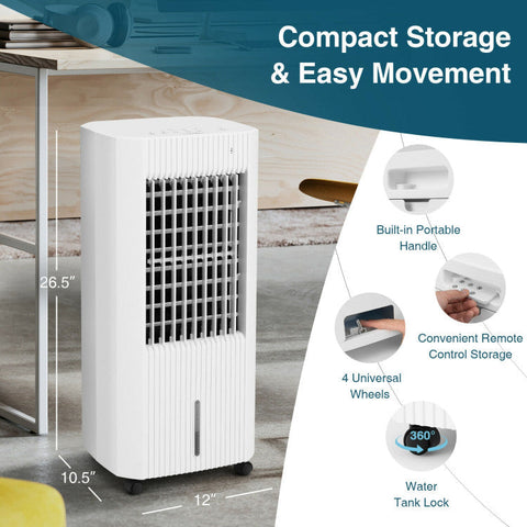 Versatile Evaporative Cooler | 3-in-1 Air Cooler with Adjustable Airflow | Ideal for Home and Office Comfort 2