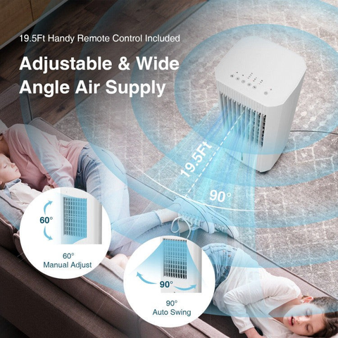 Versatile Evaporative Cooler | 3-in-1 Air Cooler with Adjustable Airflow | Ideal for Home and Office Comfort 5