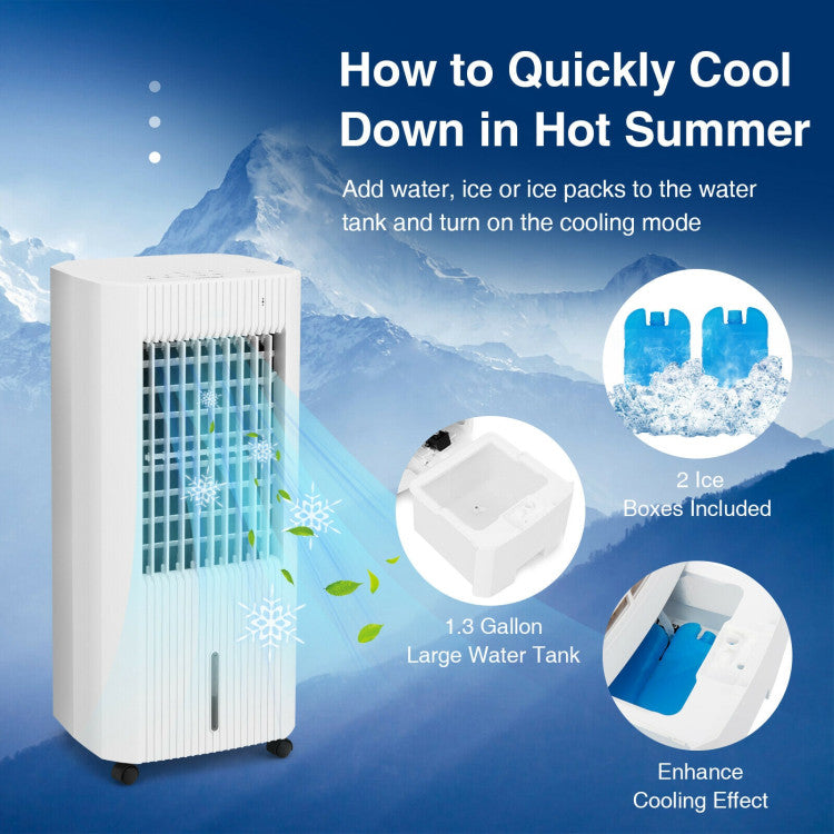 Versatile Evaporative Cooler | 3-in-1 Air Cooler with Adjustable Airflow | Ideal for Home and Office Comfort 7