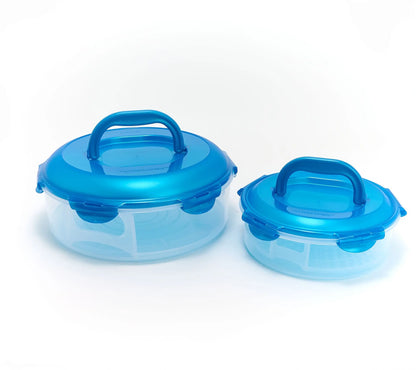 2-Piece Small & Large Nestable Pie Carriers